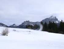 Pohled na Velký Rozsutec (1610 m n.m.) a Malý Rozsutec (1344 m n.m.)