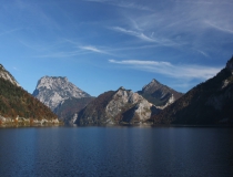Podzim u jezera Ebensee (Rakousko)