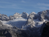 Pohled na Dachstein 2995 m n.m. (Rakousko)