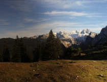 S pohledem na Dachstein (Rakousko)